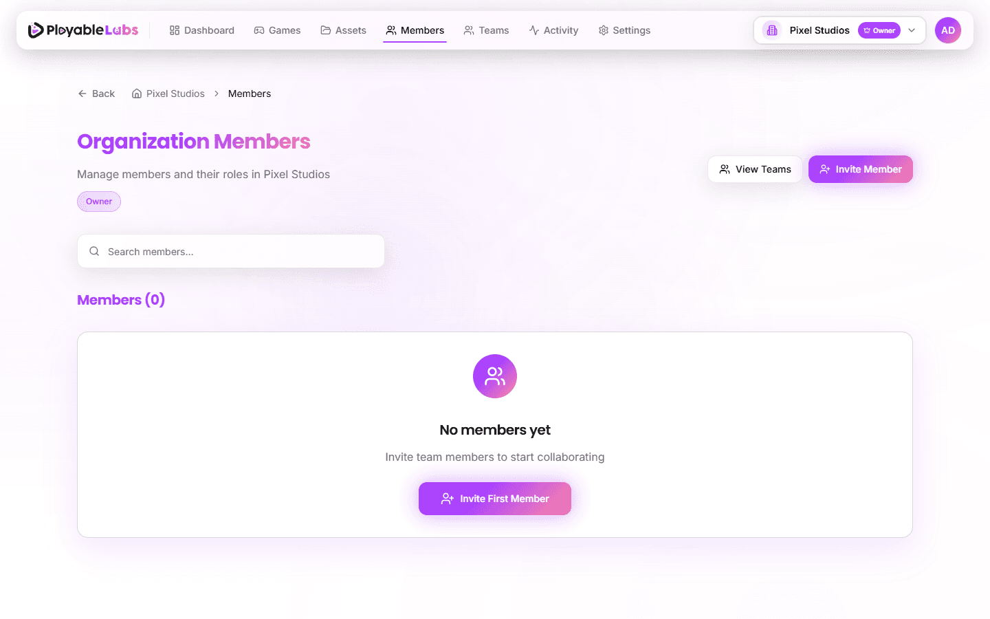 Team Members List